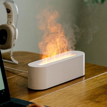 Color Flame Desktop Portable Aromatherapy Diffuser