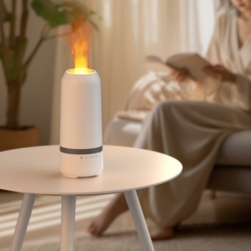 Portable Flame Aroma Essential Oil Diffuser