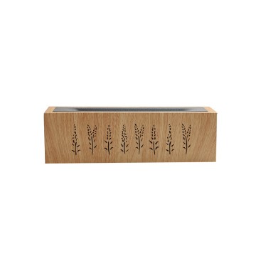 Wood Grain Ultrasonic Flame Aroma Diffuser