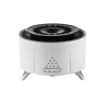 Lighted flame aroma diffuser