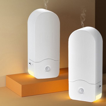 Human body sensing waterless oil aroma diffuser