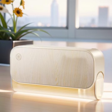 Light Wood Grain Waterless Essential Oil Diffuser