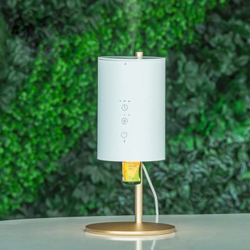 Luxury desktop aromatherapy machine with warm light