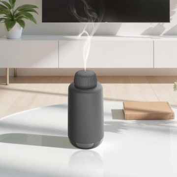 Portable automatic spray fragrance diffuser